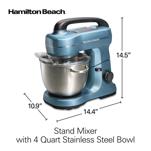 Hamilton Beach® Stand Mixer with 4 Quart Stainless Steel Bowl 7 Speeds & Reviews Wayfair
